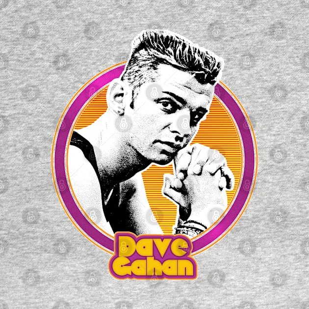 Dave Gahan //  Retro 80s Fan Artwork Design by DankFutura